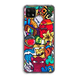 CaseCompany No Rules: Samsung Galaxy A22 5G Transparant Hoesje