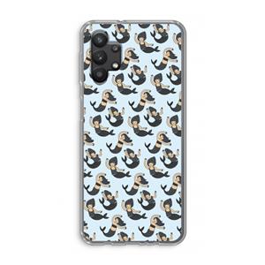 CaseCompany Zeemeermin: Samsung Galaxy A32 5G Transparant Hoesje