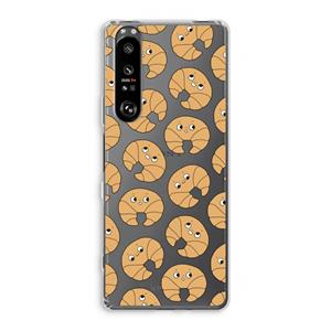 CaseCompany Croissant: Sony Xperia 1 III Transparant Hoesje