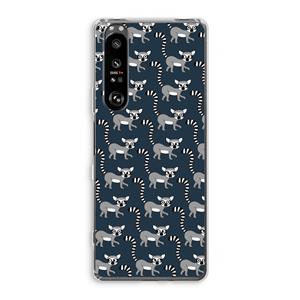 CaseCompany Makis: Sony Xperia 1 III Transparant Hoesje