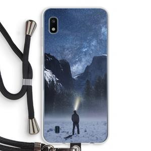 CaseCompany Wanderlust: Samsung Galaxy A10 Transparant Hoesje met koord