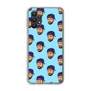 CaseCompany Drake Away: Samsung Galaxy A32 5G Transparant Hoesje