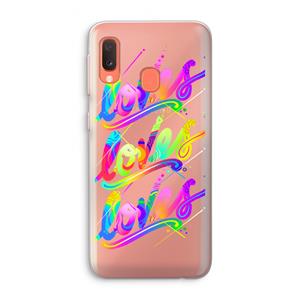 CaseCompany Loves: Samsung Galaxy A20e Transparant Hoesje