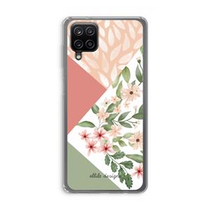 CaseCompany Sweet heaven geometrics: Samsung Galaxy A12 Transparant Hoesje