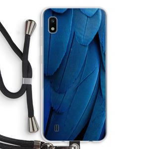 CaseCompany Pauw: Samsung Galaxy A10 Transparant Hoesje met koord