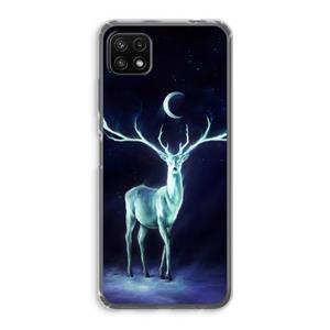 CaseCompany Nightbringer: Samsung Galaxy A22 5G Transparant Hoesje