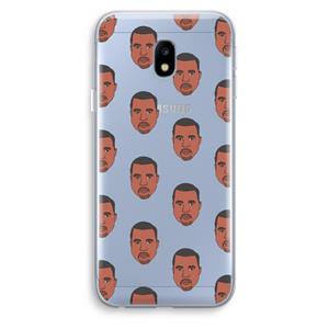 CaseCompany Kanye Call Me℃: Samsung Galaxy J3 (2017) Transparant Hoesje