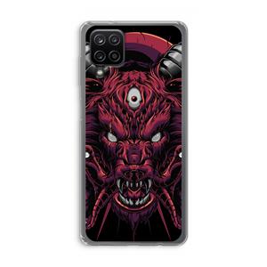 CaseCompany Hell Hound and Serpents: Samsung Galaxy A12 Transparant Hoesje