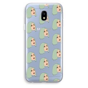 CaseCompany King Kylie: Samsung Galaxy J3 (2017) Transparant Hoesje
