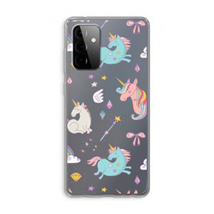 CaseCompany Fantasiewereld: Samsung Galaxy A72 Transparant Hoesje