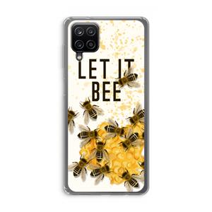 CaseCompany Let it bee: Samsung Galaxy A12 Transparant Hoesje