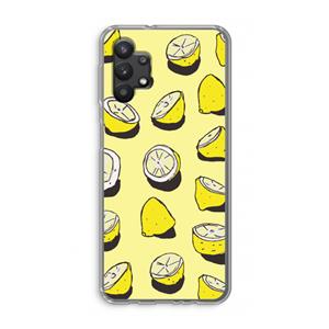 CaseCompany When Life Gives You Lemons...: Samsung Galaxy A32 5G Transparant Hoesje