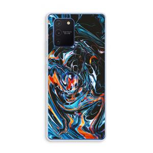 CaseCompany Black Unicorn: Samsung Galaxy Note 10 Lite Transparant Hoesje