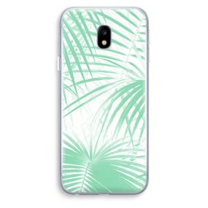 CaseCompany Palmbladeren: Samsung Galaxy J3 (2017) Transparant Hoesje