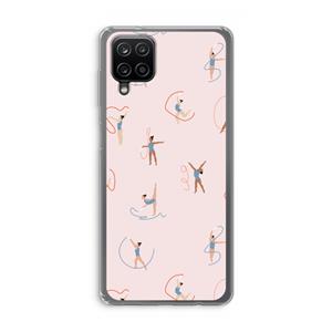 CaseCompany Dancing #3: Samsung Galaxy A12 Transparant Hoesje