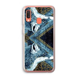 CaseCompany Golden Fox: Samsung Galaxy A20e Transparant Hoesje
