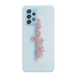 CaseCompany nofilter: Samsung Galaxy A73 Transparant Hoesje