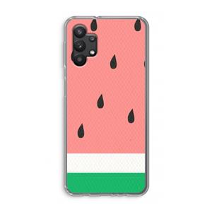 CaseCompany Watermeloen: Samsung Galaxy A32 5G Transparant Hoesje