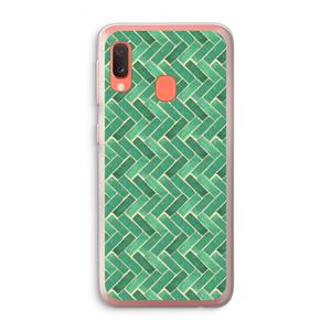 CaseCompany Moroccan tiles 2: Samsung Galaxy A20e Transparant Hoesje