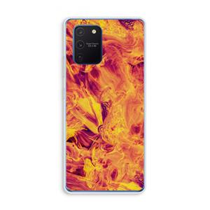 CaseCompany Eternal Fire: Samsung Galaxy Note 10 Lite Transparant Hoesje