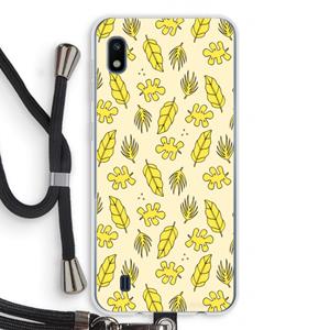 CaseCompany Herfst: Samsung Galaxy A10 Transparant Hoesje met koord