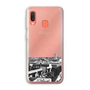 CaseCompany Marrakech Skyline : Samsung Galaxy A20e Transparant Hoesje