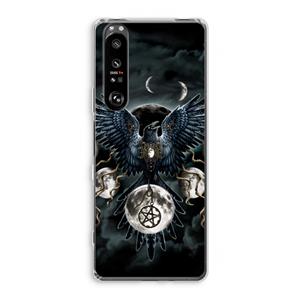 CaseCompany Sinister Wings: Sony Xperia 1 III Transparant Hoesje
