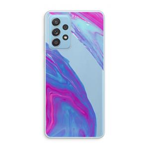 CaseCompany Zweverige regenboog: Samsung Galaxy A73 Transparant Hoesje