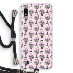 CaseCompany Boompje: Samsung Galaxy A10 Transparant Hoesje met koord
