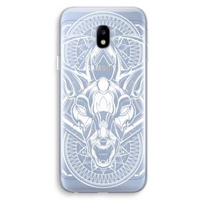 CaseCompany Oh Deer: Samsung Galaxy J3 (2017) Transparant Hoesje