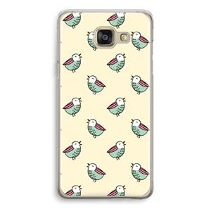 CaseCompany Vogeltjes: Samsung Galaxy A5 (2016) Transparant Hoesje