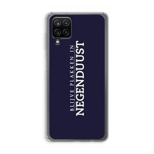 CaseCompany Blijve plakken in Negenduust: Samsung Galaxy A12 Transparant Hoesje