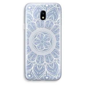 CaseCompany Roses Are Red: Samsung Galaxy J3 (2017) Transparant Hoesje