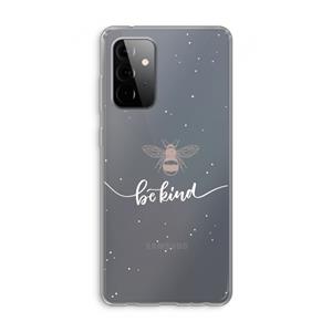 CaseCompany Be(e) kind: Samsung Galaxy A72 Transparant Hoesje