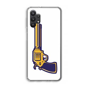 CaseCompany Pew Pew Pew: Samsung Galaxy A32 5G Transparant Hoesje