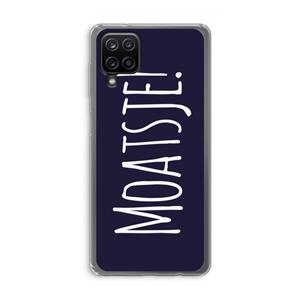 CaseCompany Moatsje!: Samsung Galaxy A12 Transparant Hoesje