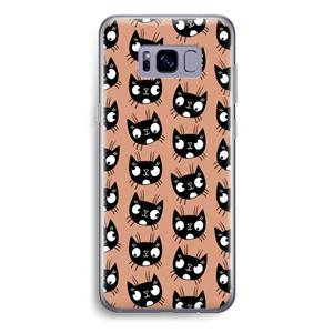 CaseCompany Kat: Samsung Galaxy S8 Plus Transparant Hoesje