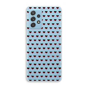 CaseCompany Hartjes: Samsung Galaxy A73 Transparant Hoesje