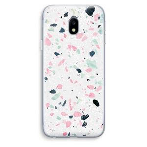 CaseCompany Terrazzo N°3: Samsung Galaxy J3 (2017) Transparant Hoesje