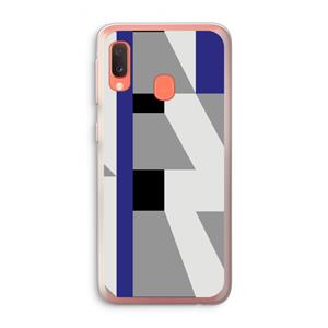 CaseCompany Gestalte 2: Samsung Galaxy A20e Transparant Hoesje