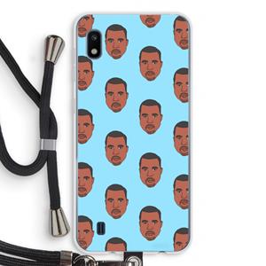 CaseCompany Kanye Call Me℃: Samsung Galaxy A10 Transparant Hoesje met koord