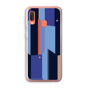 CaseCompany Gestalte 3: Samsung Galaxy A20e Transparant Hoesje