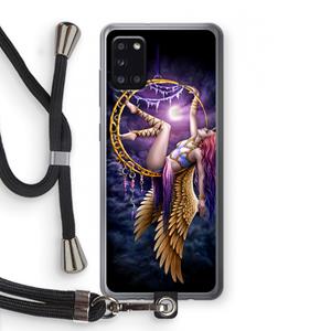 CaseCompany Aerial Angel: Samsung Galaxy A31 Transparant Hoesje met koord