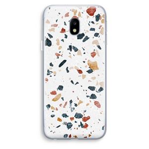 CaseCompany Terrazzo N°4: Samsung Galaxy J3 (2017) Transparant Hoesje