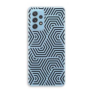 CaseCompany Magic pattern: Samsung Galaxy A73 Transparant Hoesje