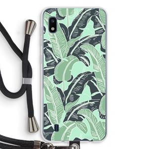 CaseCompany This Sh*t Is Bananas: Samsung Galaxy A10 Transparant Hoesje met koord