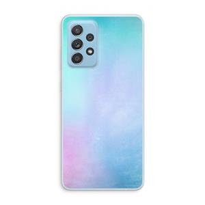 CaseCompany mist pastel: Samsung Galaxy A73 Transparant Hoesje