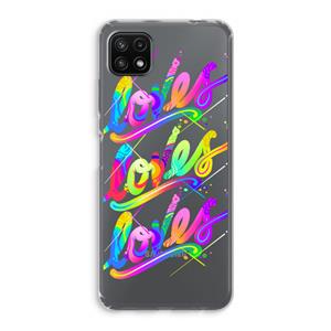 CaseCompany Loves: Samsung Galaxy A22 5G Transparant Hoesje