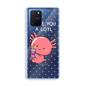 CaseCompany Love You A Lotl: Samsung Galaxy Note 10 Lite Transparant Hoesje