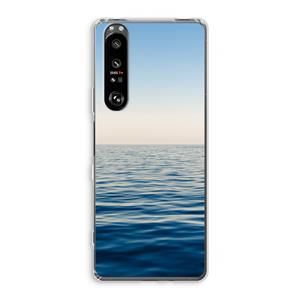 CaseCompany Water horizon: Sony Xperia 1 III Transparant Hoesje